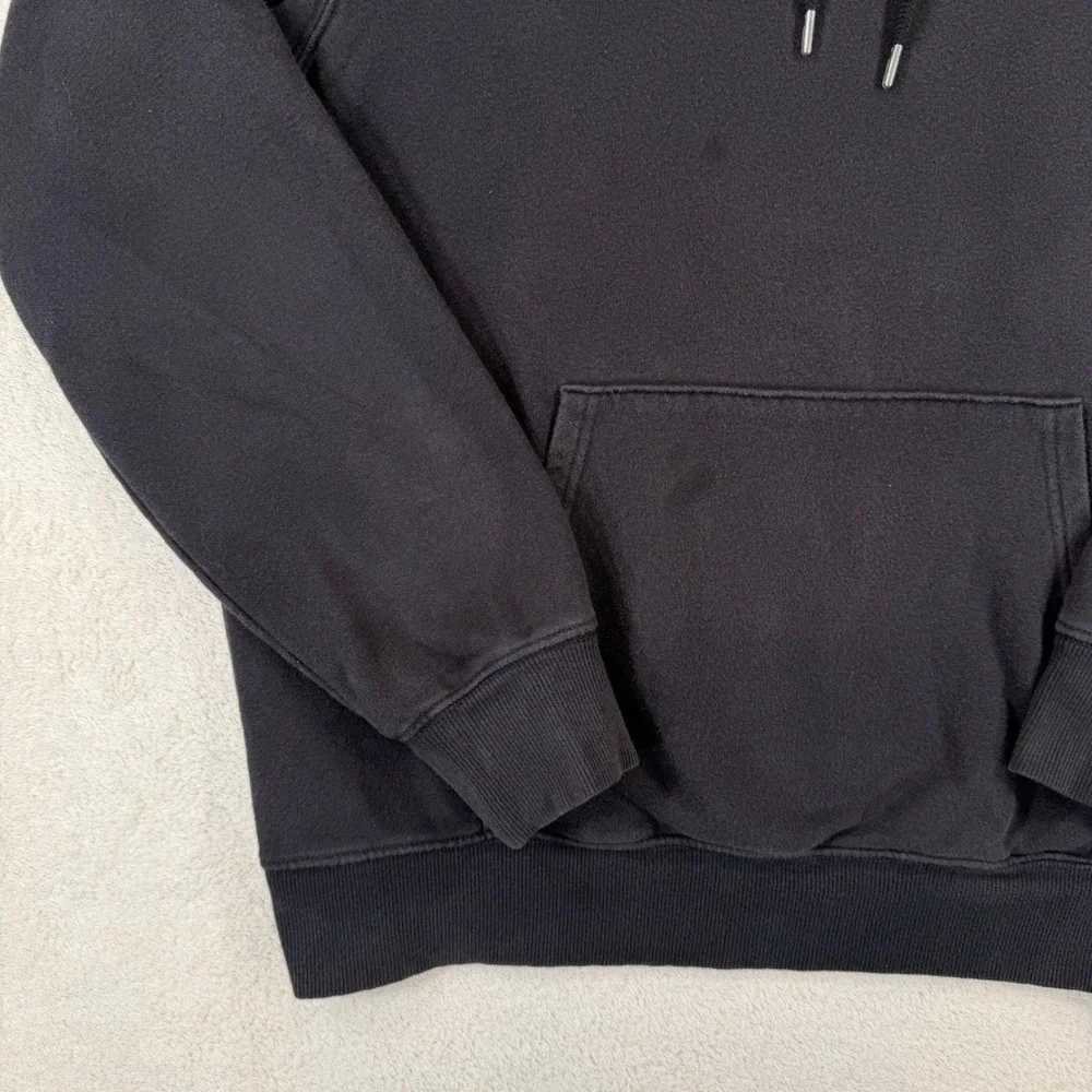 The North Face Hoodie Mens Large Black Pullover Logo Fleece‎ Sweatshirt Graphic